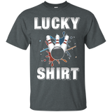 Lucky Bowling Fun Gift T-shirt Darks