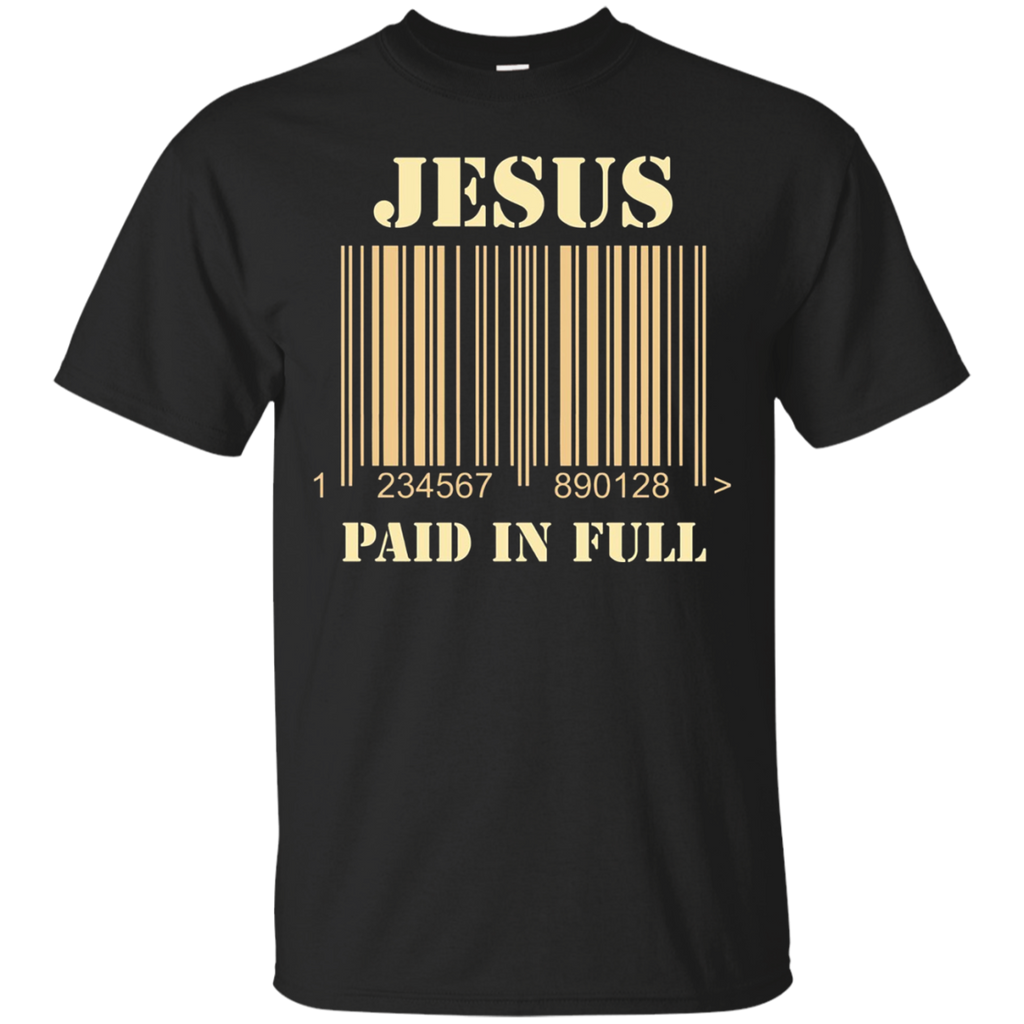 Jesus Bar Code Paid In Full Christian Faith Printed