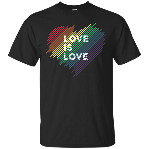 Love Is Love Rainbow T-shirt - Gay Lesbian Pride Shirts