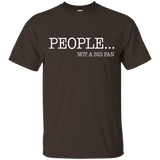 People Not a Big Fan T-Shirt - I Hate All Humans Shirt_Black