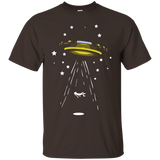 Mythical Alien Flying Saucer TShirt Evidence Paranormal_Black