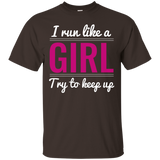 Running Girl Funny Women Youth Tshirt_black=