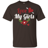 Womens I Love My Girls T-shirt_Black