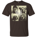 Straight Outta Rescue Pit Bull Shirt_black