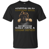 The Lucky Ones Have A German Shepherd Tshirt_Black