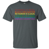 Science Is Real Black Lives Matter Tee Gift T-shirt Shirt_Black