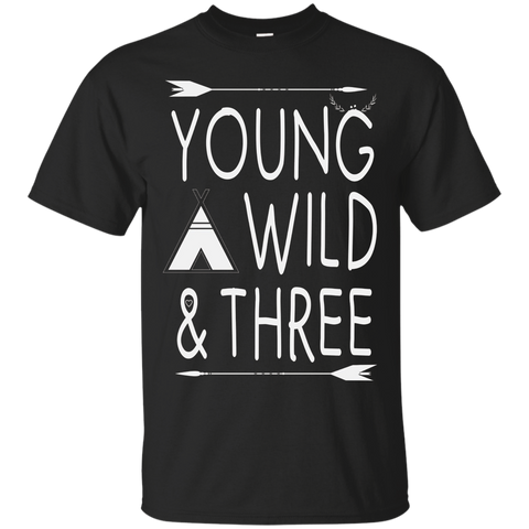 Young Wild And Three Gift Shirt_Black