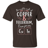 Copper And Tellurium- Scientist And Science Lover T-shirt_black