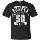 We've Been Honeys For 50 Years 50th Anniversary T-Shirt_Black