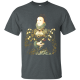 Queen Elizabeth I English Tudor Face Portrait T-Shirt_Black
