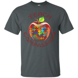 Teach Compassion Autism Awareness T-shirt_Black