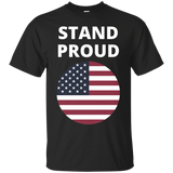 America Stand Proud Don't Kneel Usa National Anthem T-shirt_black