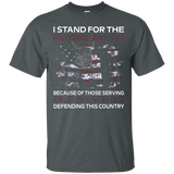 I Stand For The National Anthem Because Of Those T Shirts_black