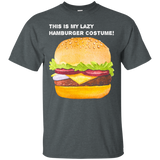 This Is My Lazy Hamburger Costume T-Shirt_Black