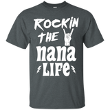 Womens Rockin The Nana Life T-Shirt_Black