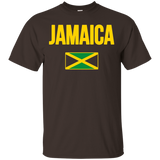 Jamaica T-shirt Jamaican National Country Flag Tee