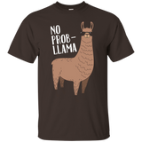 No Problem No Prob Llama Funny Llama Graphic T-Shirt_Black