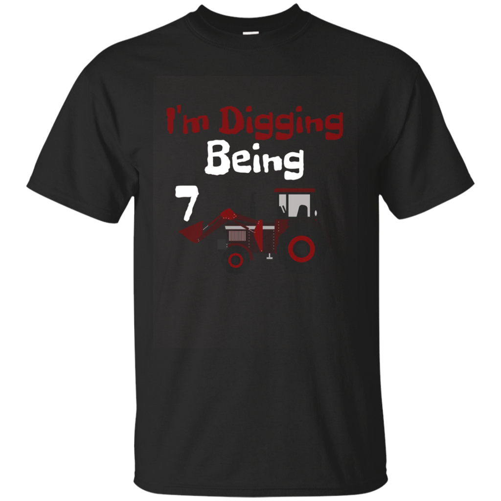 I'm Digging Being 7 Years Old Youth Birthday T-shirt