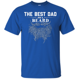 The best dad has a beard Awesome T shirt for fathers_Black