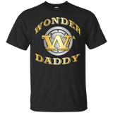 Wonder Daddy T Shirt Gift For Super Father On Father's Day_Black