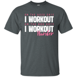 On The Good Days I Workout T Shirt_Black