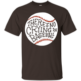 There is no Crying in Baseball T-Shirt by Baseball T-Shirt_Black