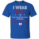 I Wear Red For Wolff-parkinson-white Syndrome Awareness Tee_black=