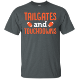 Tailgates and Touchdowns ,Fun Football T shirt_Black