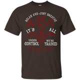 Relax And Just Breathe EMT T Shirt_Black