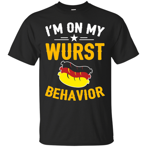 I'm On My Wurst Behavior German T-shirt Oktoberfest Festival