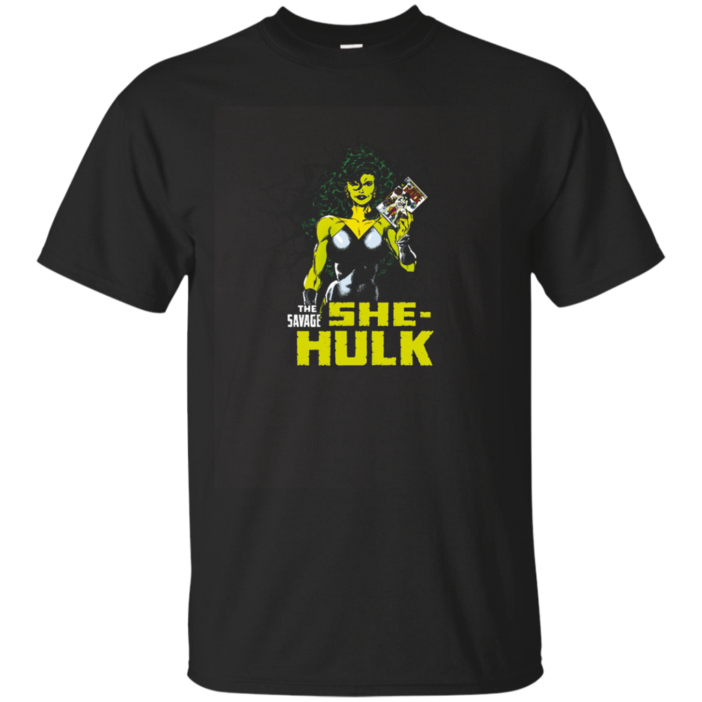 She-Hulk Comic Graphic T-Shirt_Asphalt