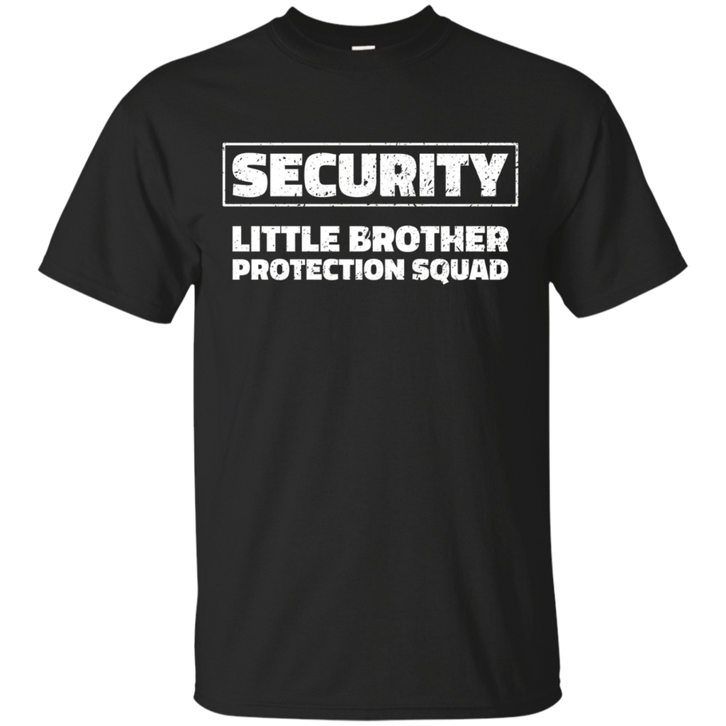 Security Little Brother Protection Squad T Shirt_Black