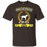 Owned & Operated By A Dalmatian Animal Lover T-shirt_black=