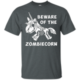 Zombie Unicorn T-shirt Halloween Beware Of The Zombiecorn_black=