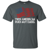 I Don't Kneel During The Anthem Usa Flag Tshirts_black