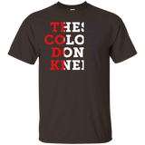 American Flag These Colors Don't Kneel T Shirt_black=