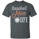 #baseball Mom Life Funny T Shirt_black