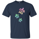 Sea Turtle T Shirt - Tropical Hawaiian Tee_Black